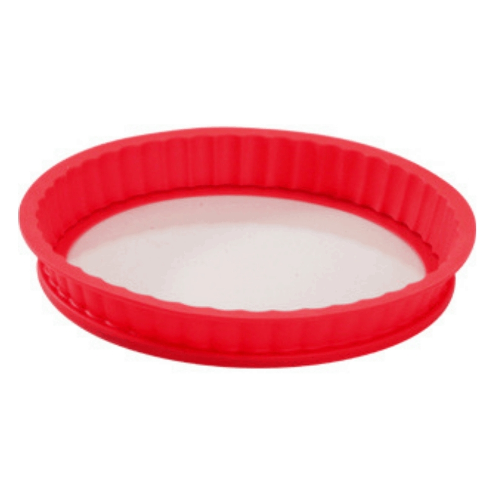 10″ DoughEZ® Silicone Glass Bottom Pie Pan (Set of 2) - Picture 1 of 10